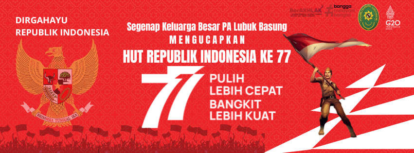 DIRGAHAYU REPUBLIK INDONESIA KE 77 TH